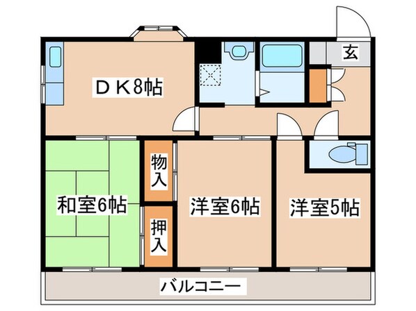 来夢来人９３の物件間取画像